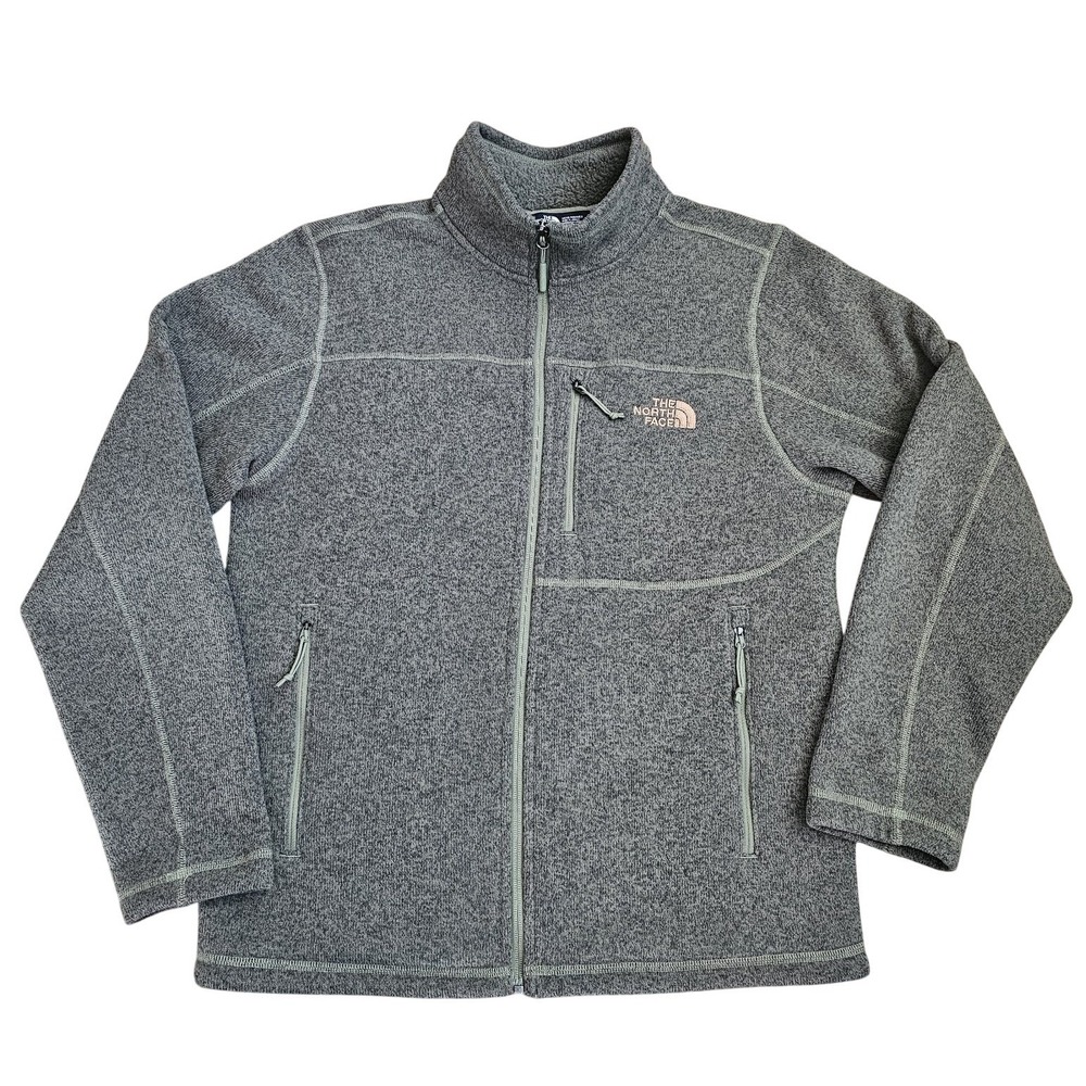 The North Face Gordon Lyons Fleece Jacket Mens M Green Full Zip Sweater Gorpcore